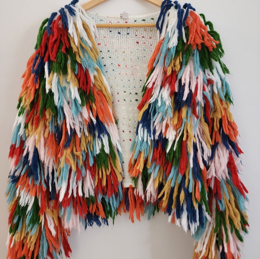 Plush shag jacket
